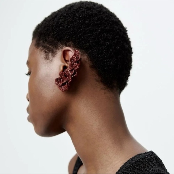 ZARA SPARKLY EAR CUFF EARRING - Picture 3 of 12
